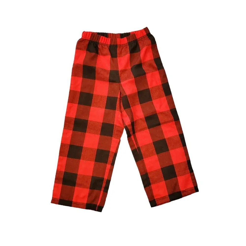 Old Navy Family Matching Red‎ Buffalo Pajamas Set. Size 4T. NWOT.